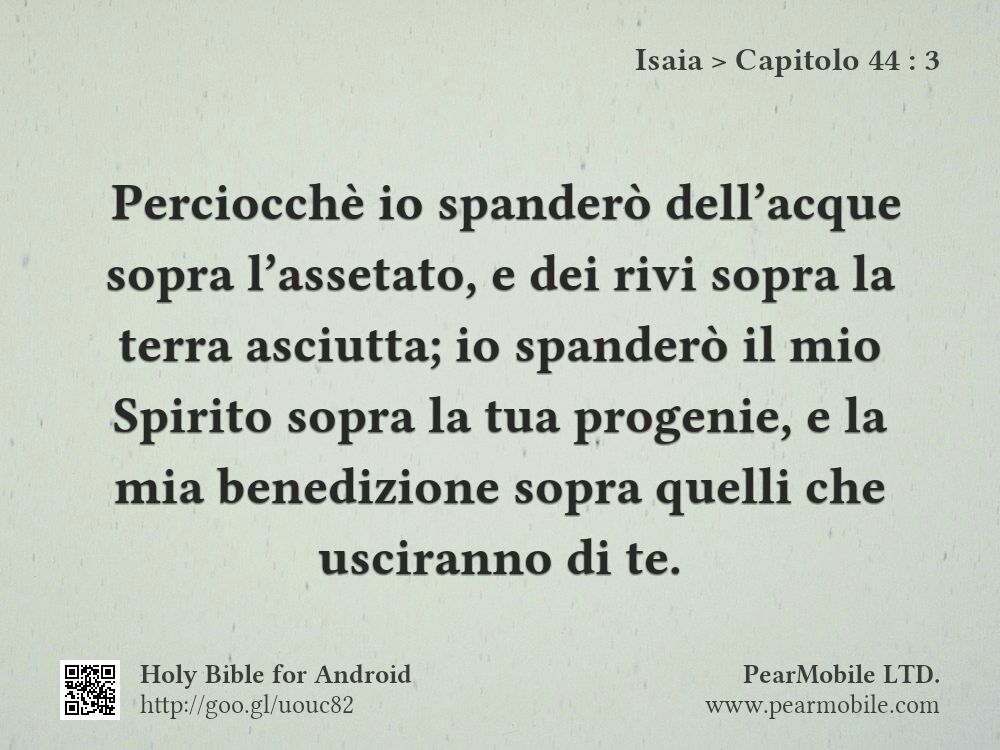Isaia, Capitolo 44:3